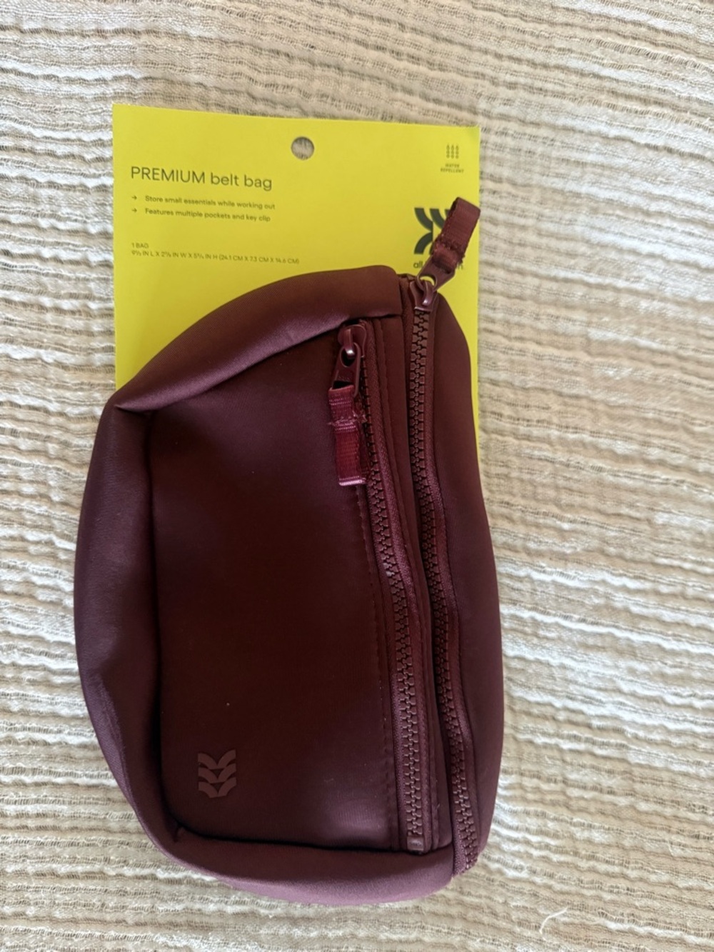 all in motion Burgundy Waist Belt Bag